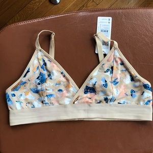 NWT Richer Poorer Terrazzo Bralette, Size L